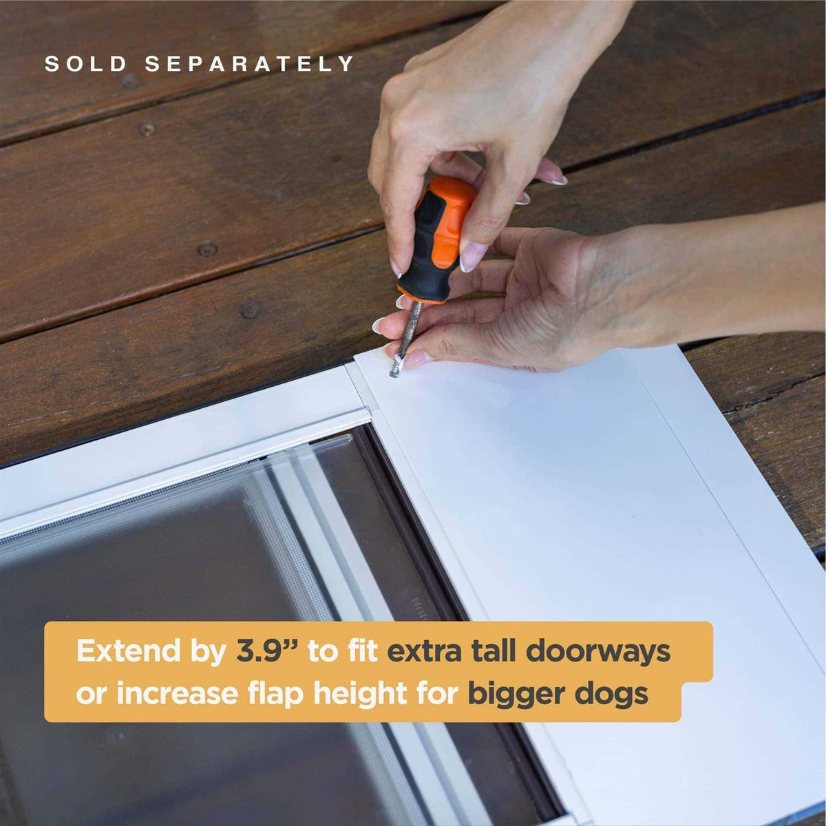 Mesh Patio Pet Door Extension Y73996