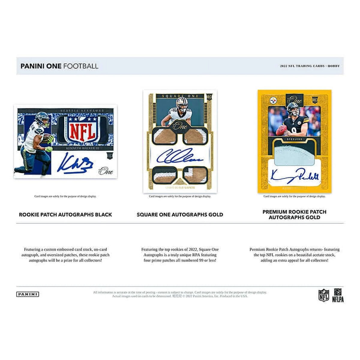 2022 Panini One Football Hobby Box M2340