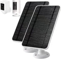 Solar Panel for Spotlight Cam Battery and Stick Up Cam Battery, Weatherproof Continuous Power Supply with 13 FT Cable and Adjustable Wall Mount (2 Pack) A789878