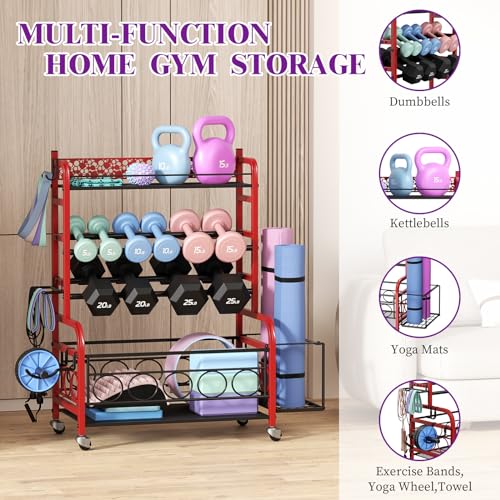 Dumbbell Rack with Wheels N166707