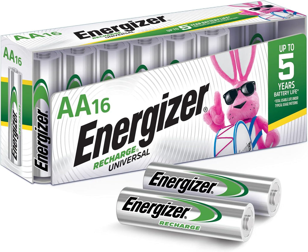 16 Count Rechargeable AA Batteries W715