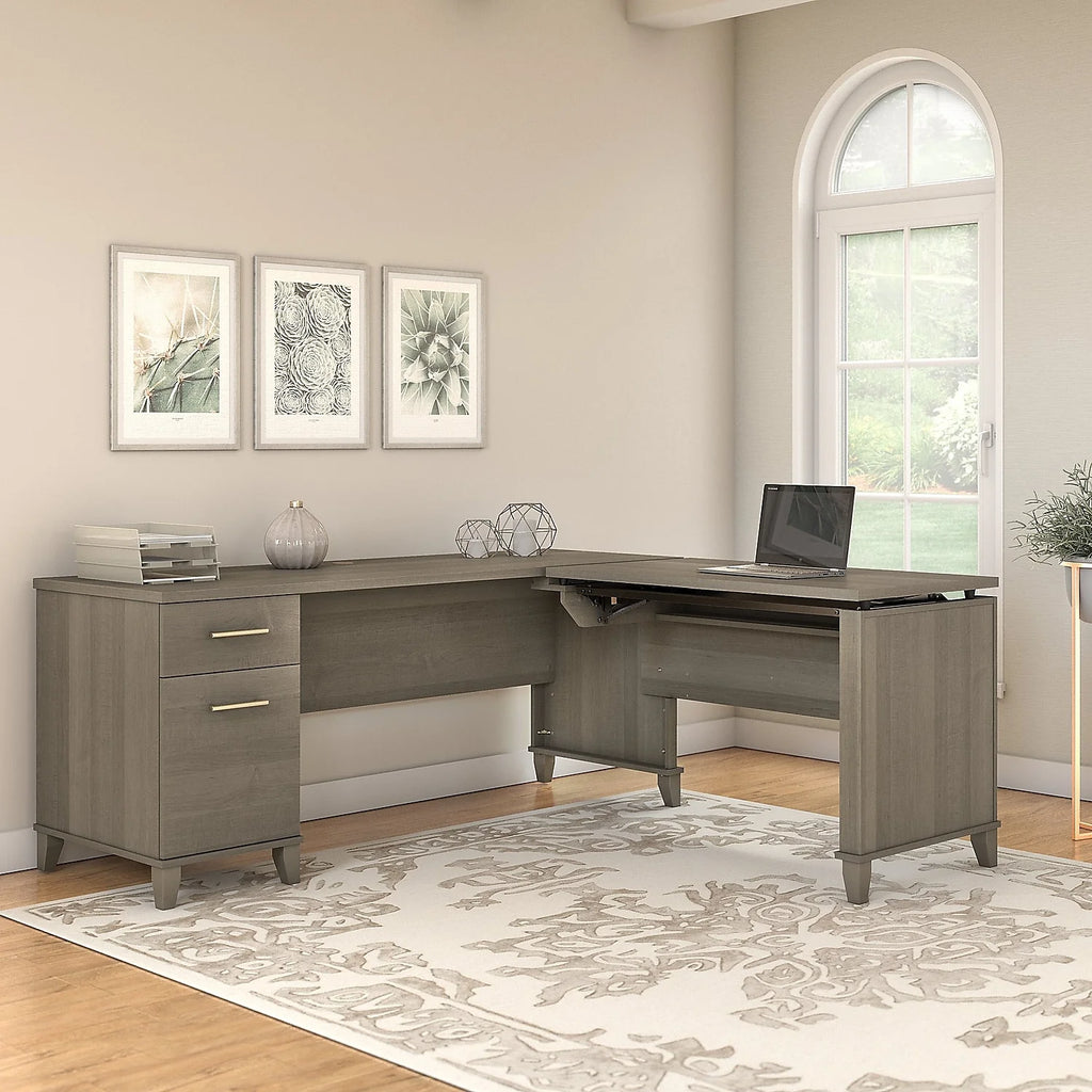 72" Sit to Stand L Desk S886568