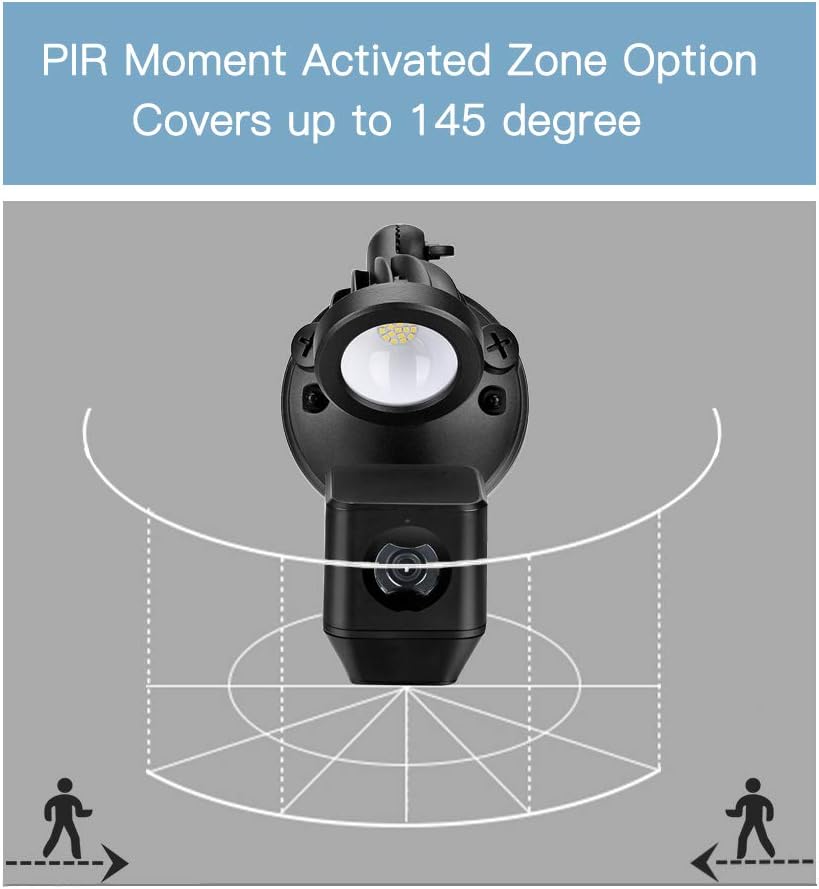 1080P Outdoor Security Light Cam with Two-Way Talk U97226