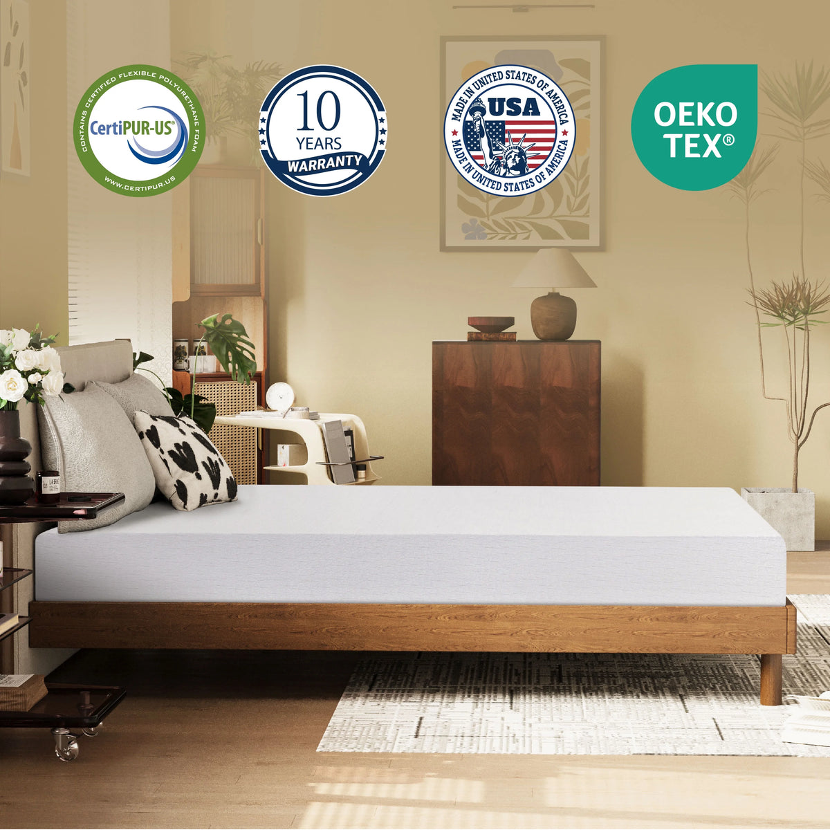 8 Tight Top Gel Memory Foam Twin Mattress Z4588