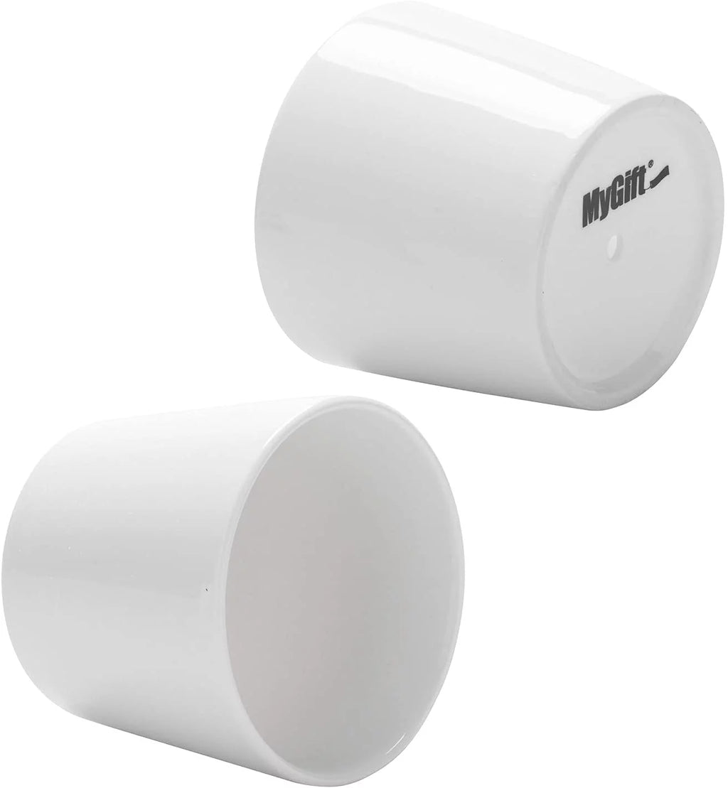 4 Piece White Ceramic Planter Pots M936547