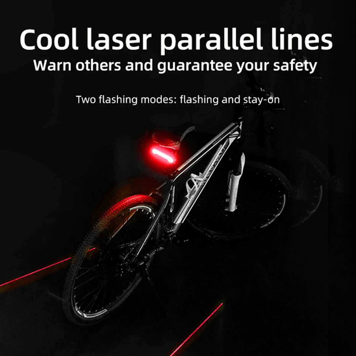 Wireless Bike Tail Light with LED Turn Signal Q808421