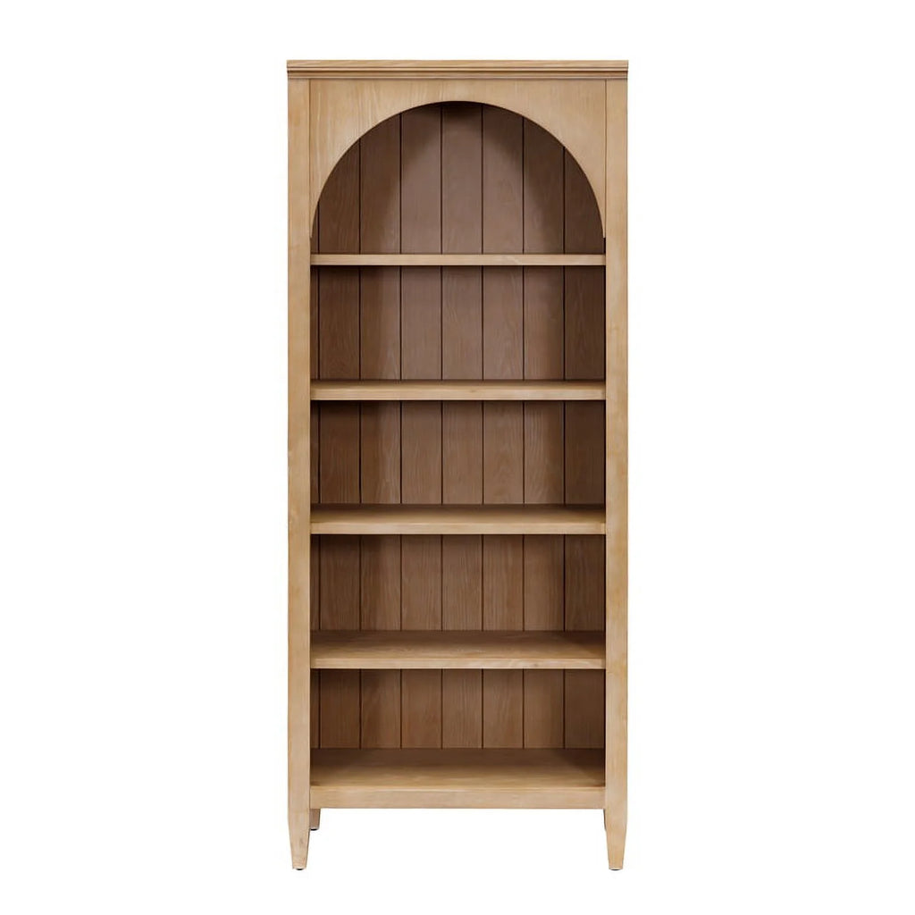 Light Brown Wood Bookcase X538