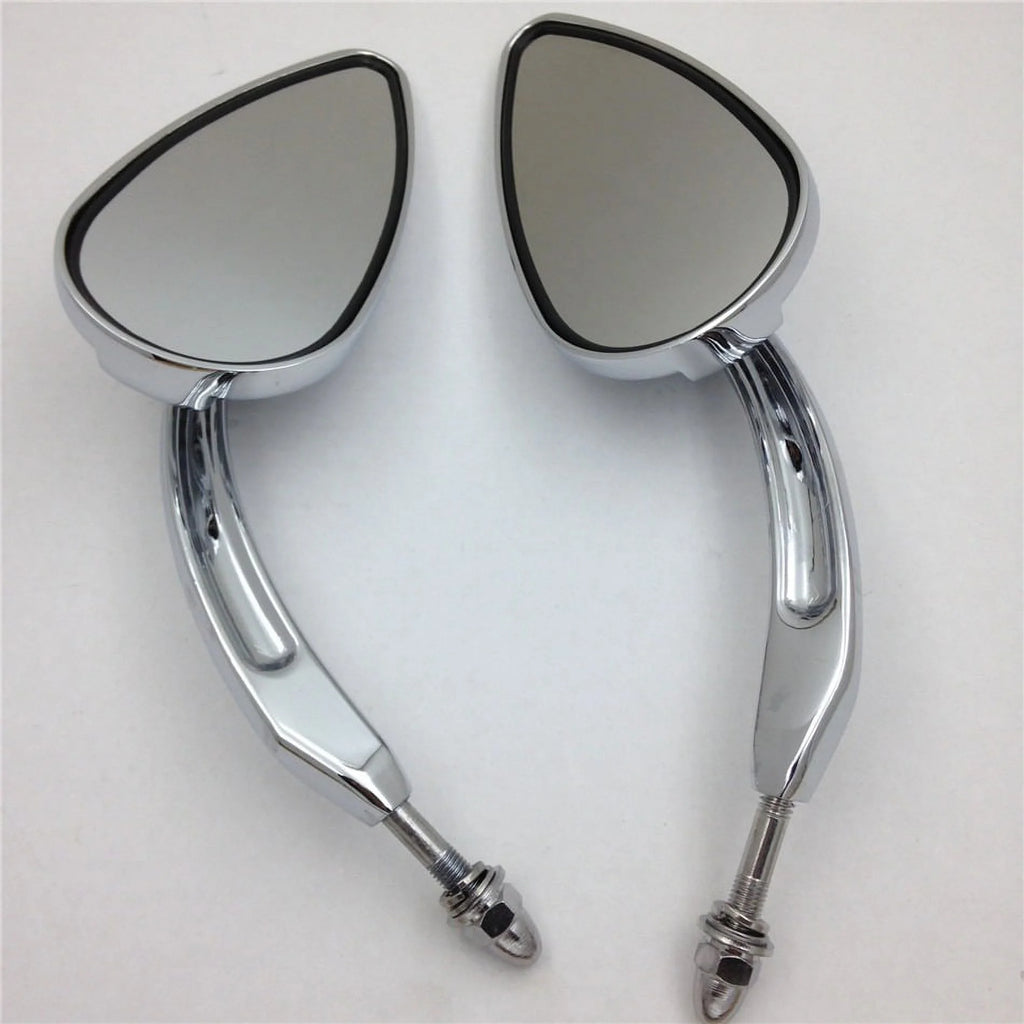 Skull Flame Side Mirrors chrome P33584