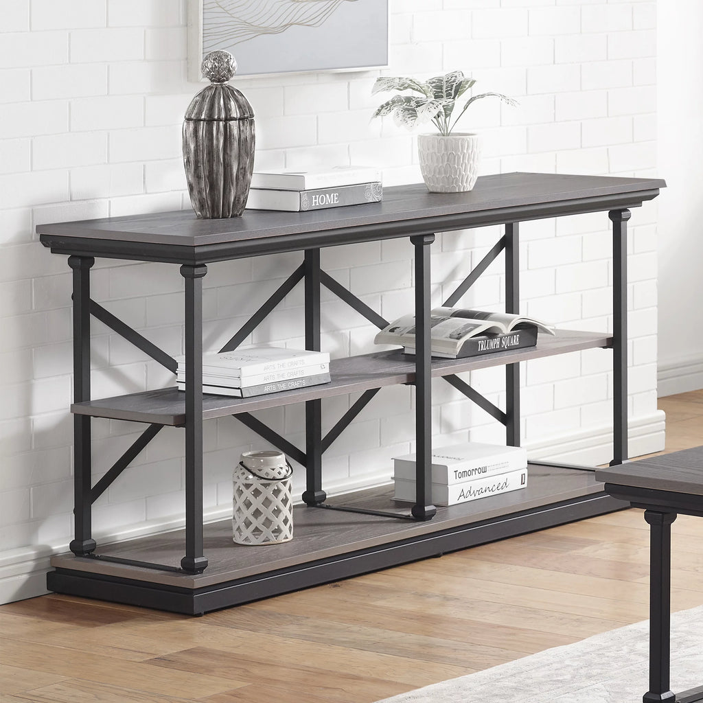 3-Piece Antique Gray Coffee Table Set R2460