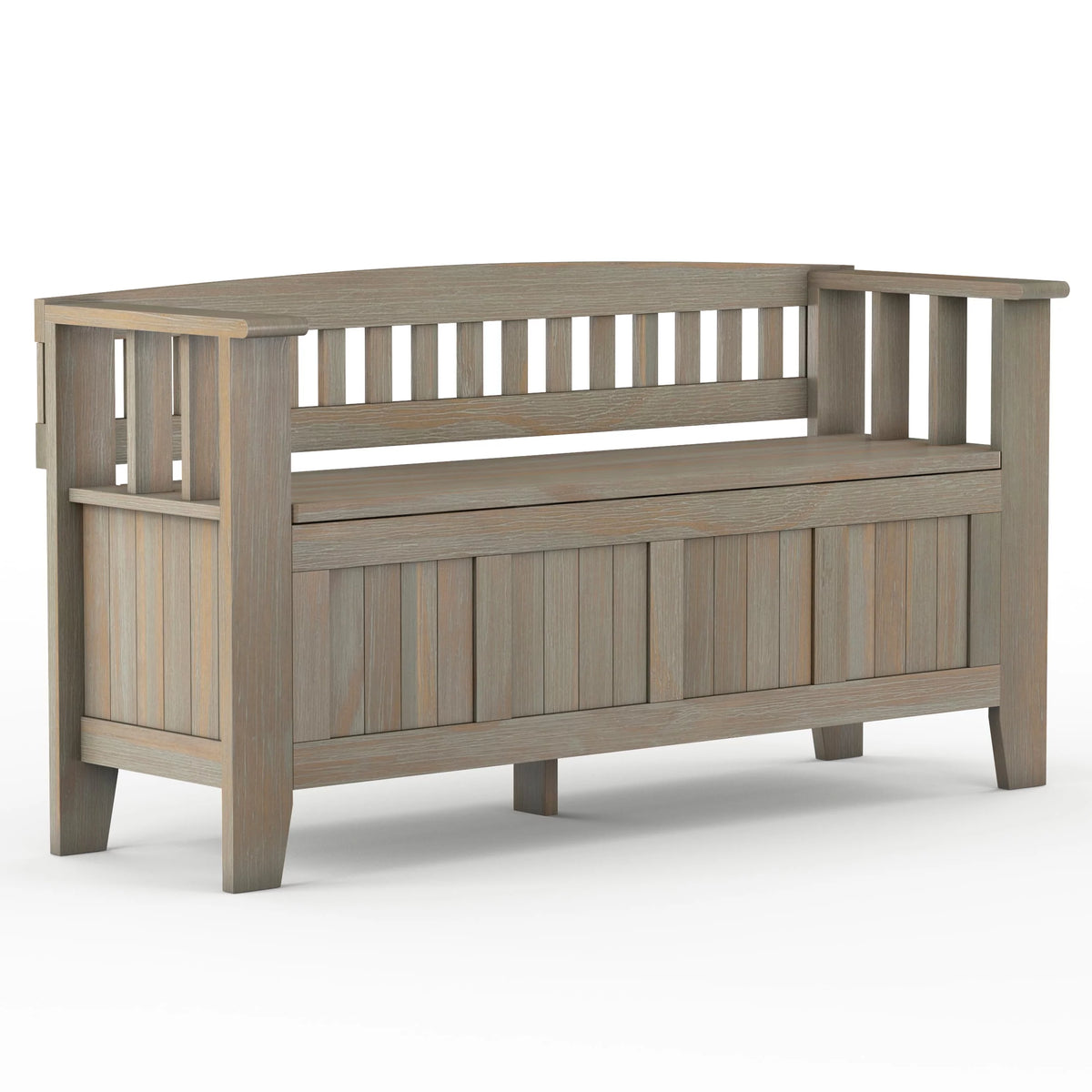 Solid Wood 48 inch Wide Storage Bench G151413