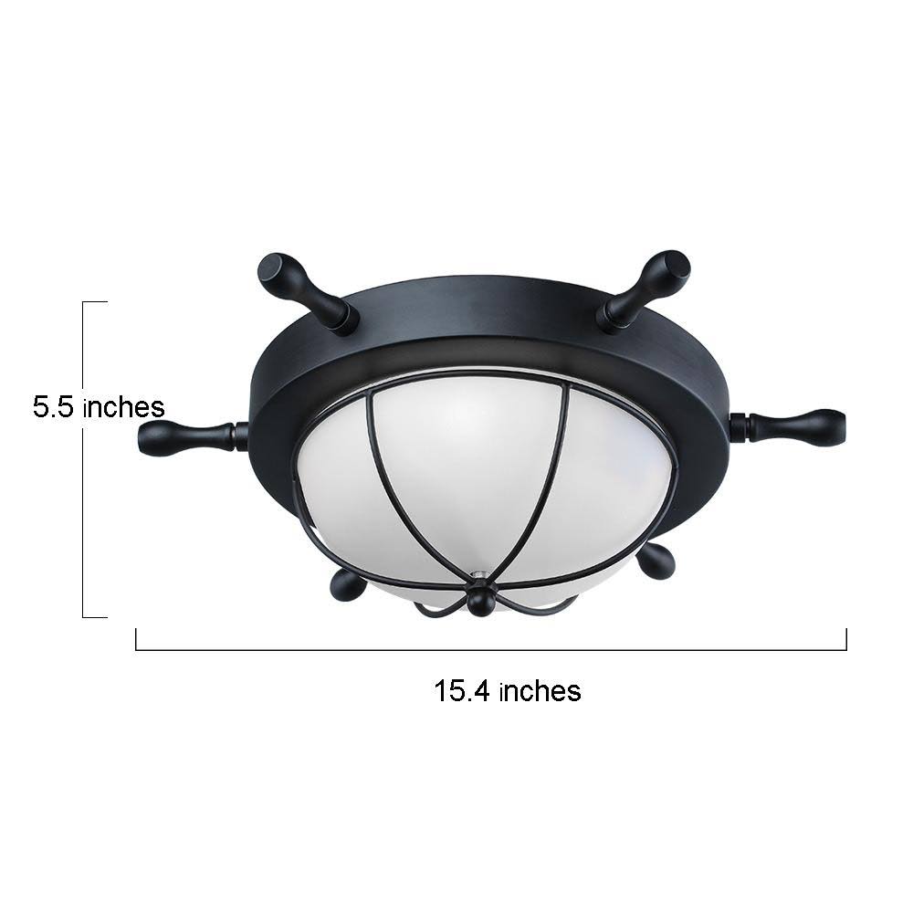 Nautical Flush Mount Ceiling Light H6128