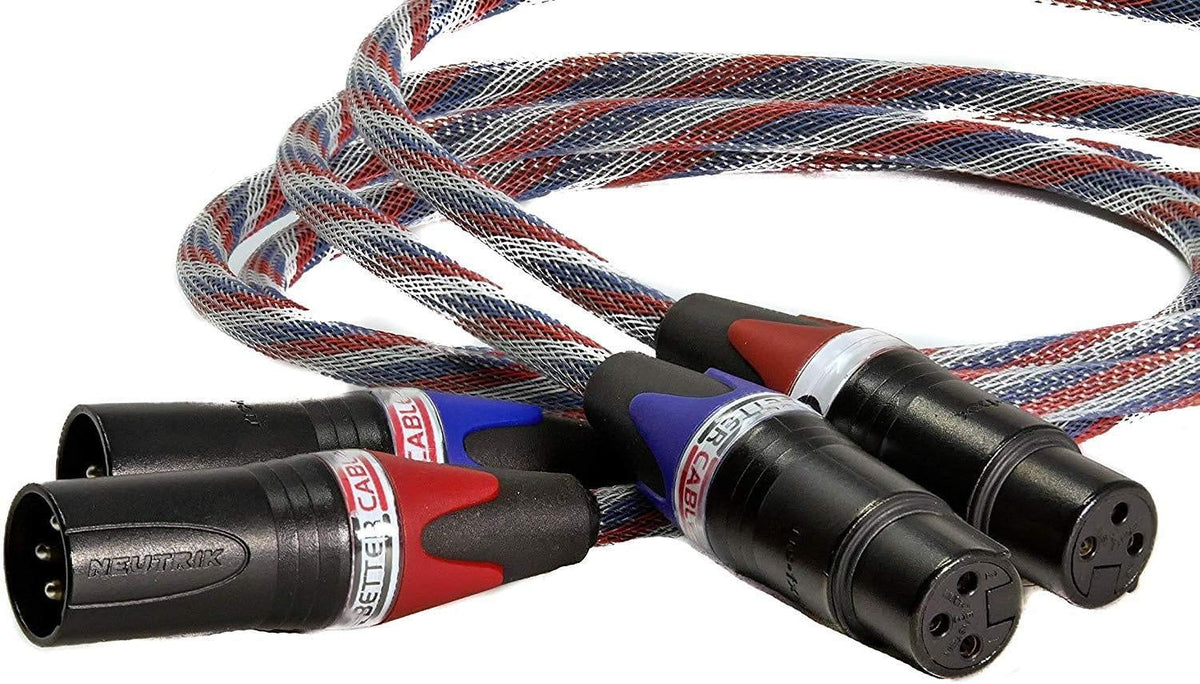 Silver Serpent II Balanced XLR Audio Cable, 1 meter, Stereo Pair R930186
