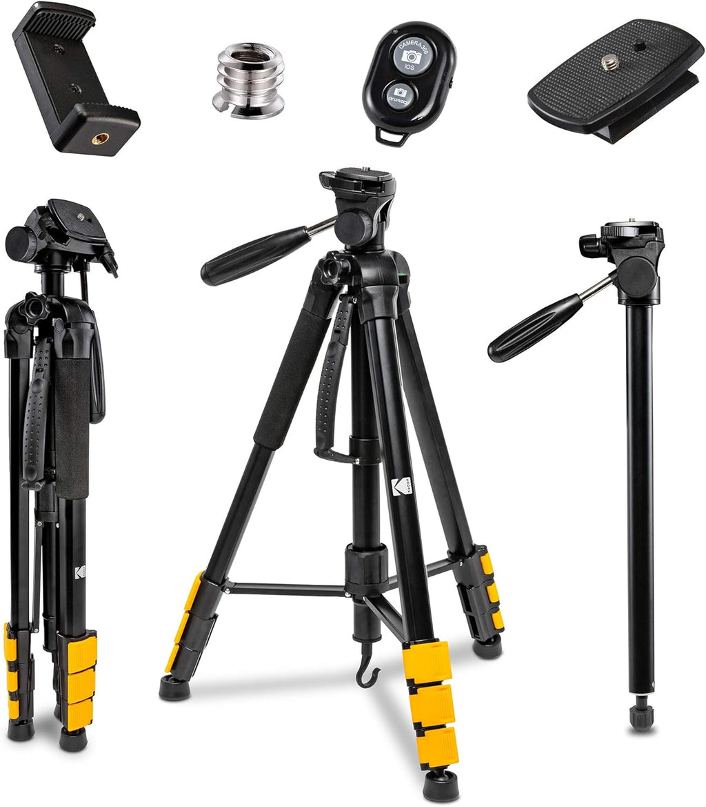 2-in-1 Aluminum Tripod & Monopod with Quick-Release Plates O991