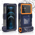 Waterproof Protective Case for Phones Up to 6.9 Inch with Lanyard G346122