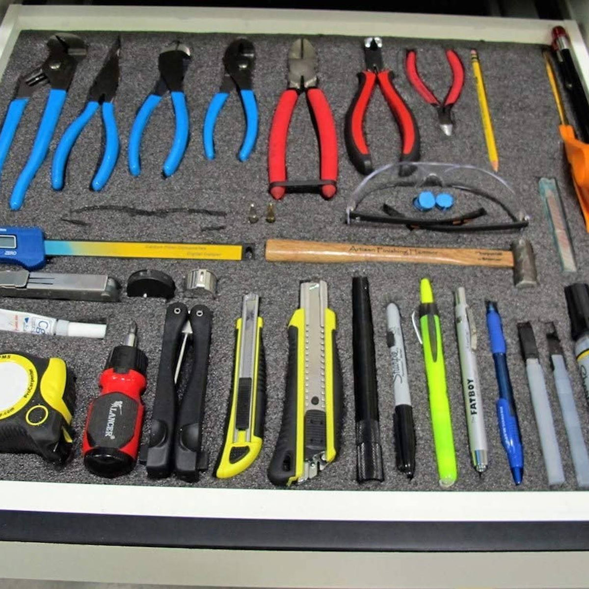 Black 30mm Foam Sheet Tool Drawer Organizer (7 Pack) H508