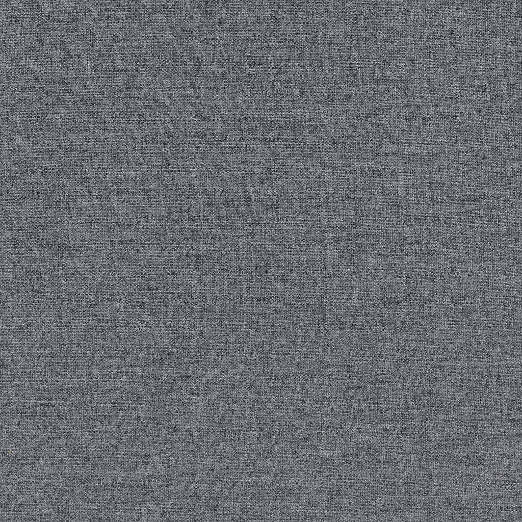 Padded Armless Accent Chair with Ottoman - Grey W57783