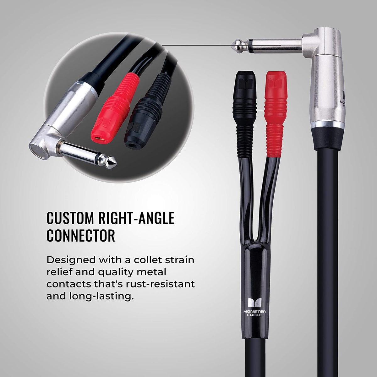 1/4 Inch to Faston Speaker Cable, 12 feet F943272