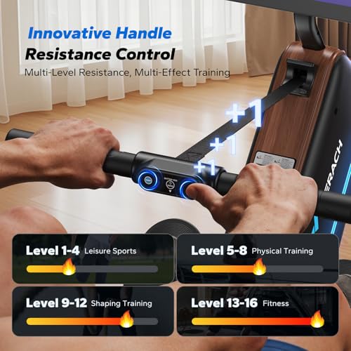Electromagnetic Rowing Machine with 16-Level Resistance R325231
