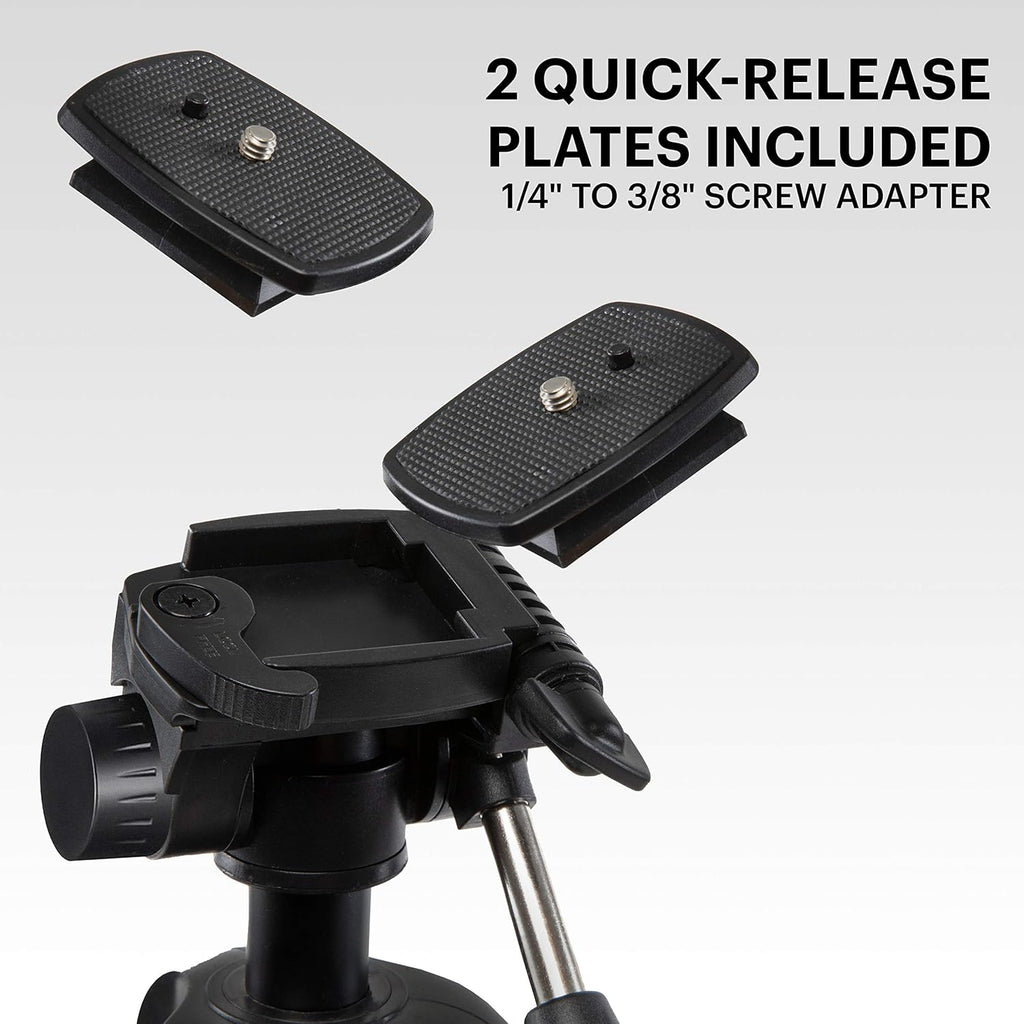 2-in-1 Aluminum Tripod & Monopod with Quick-Release Plates O991