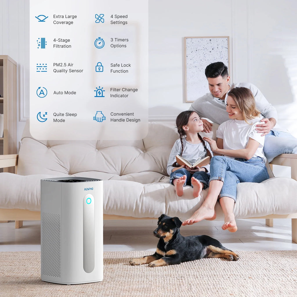 True HEPA Air Purifier White Q369