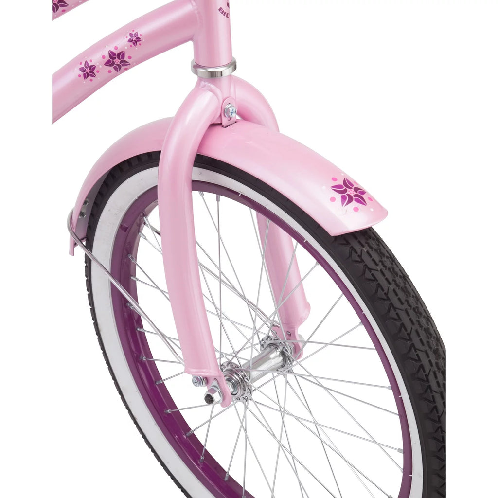 20-Inch Single Speed Pink Cruiser Bike D2361