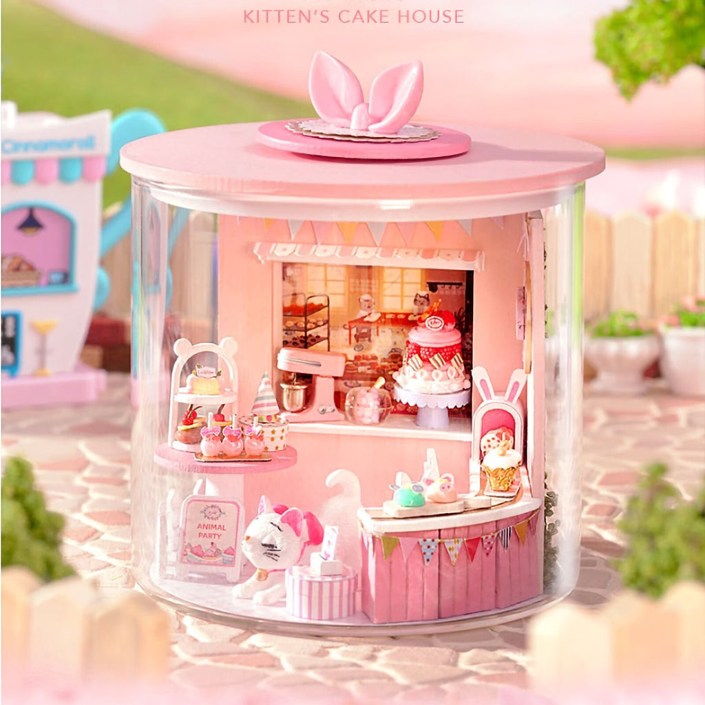 DIY Miniature Dollhouse Kit with LED K1702