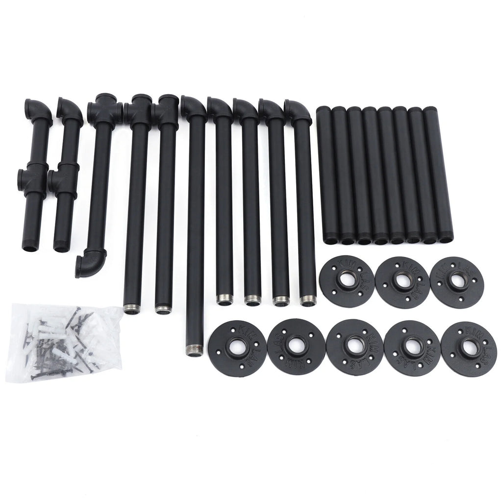 Black Wall Mounted Clothes Rack J53648