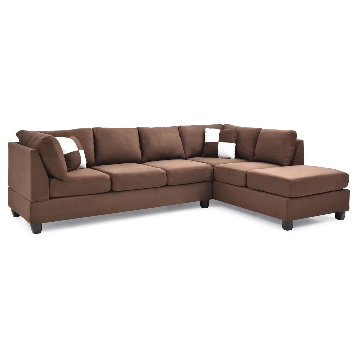Chocolate Sectional T90271