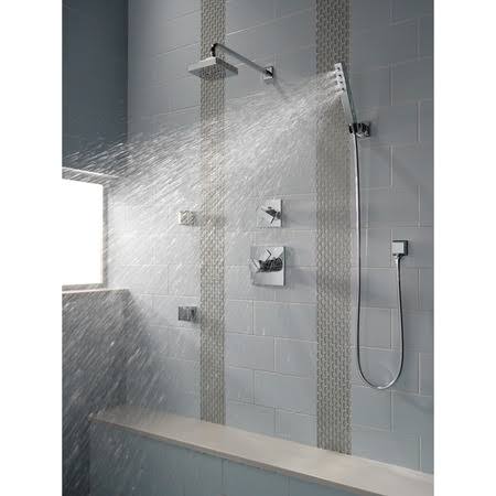 Stainless Single-Setting Raincan Shower Head L77010