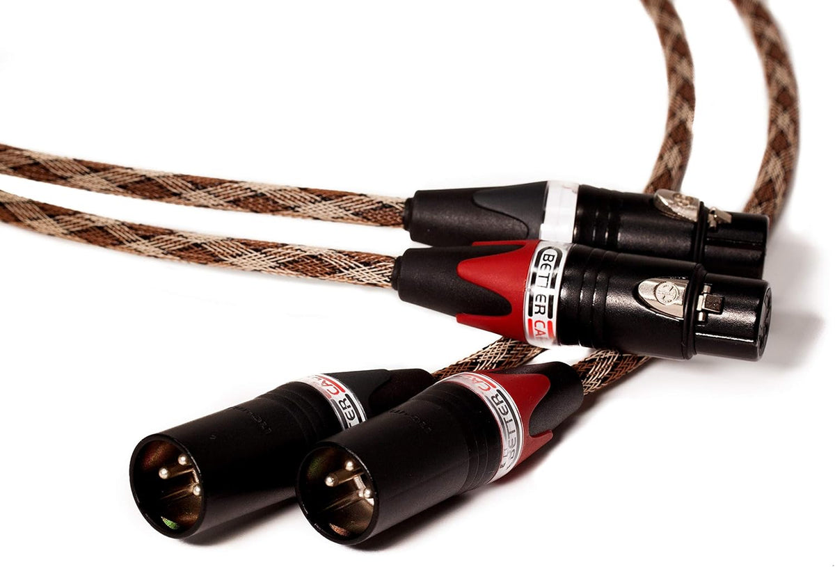 Silver Serpent II Balanced XLR Audio Cable, 1 meter, Stereo Pair R930186