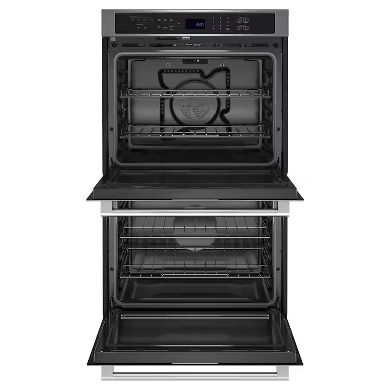 30 in. Double Electric Wall Oven with Convection Self-Cleaning in Stainless Steel M675494