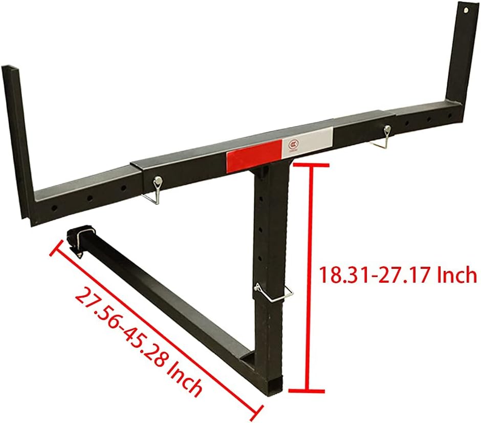 2 IN 1 Foldable Pick Up Truck Bed Hitch Extender Extension Rack Pack of 2 B738