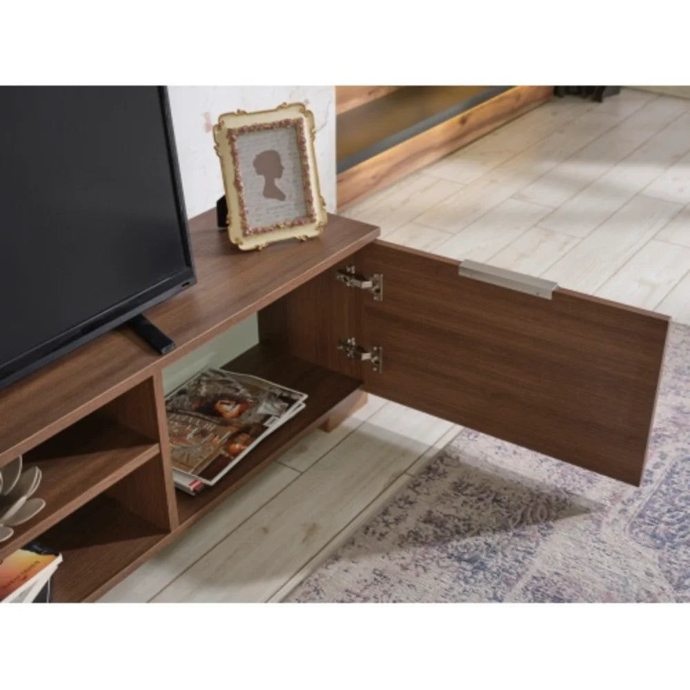 Mid Century Modern White 66 inch Tv Stand I53454
