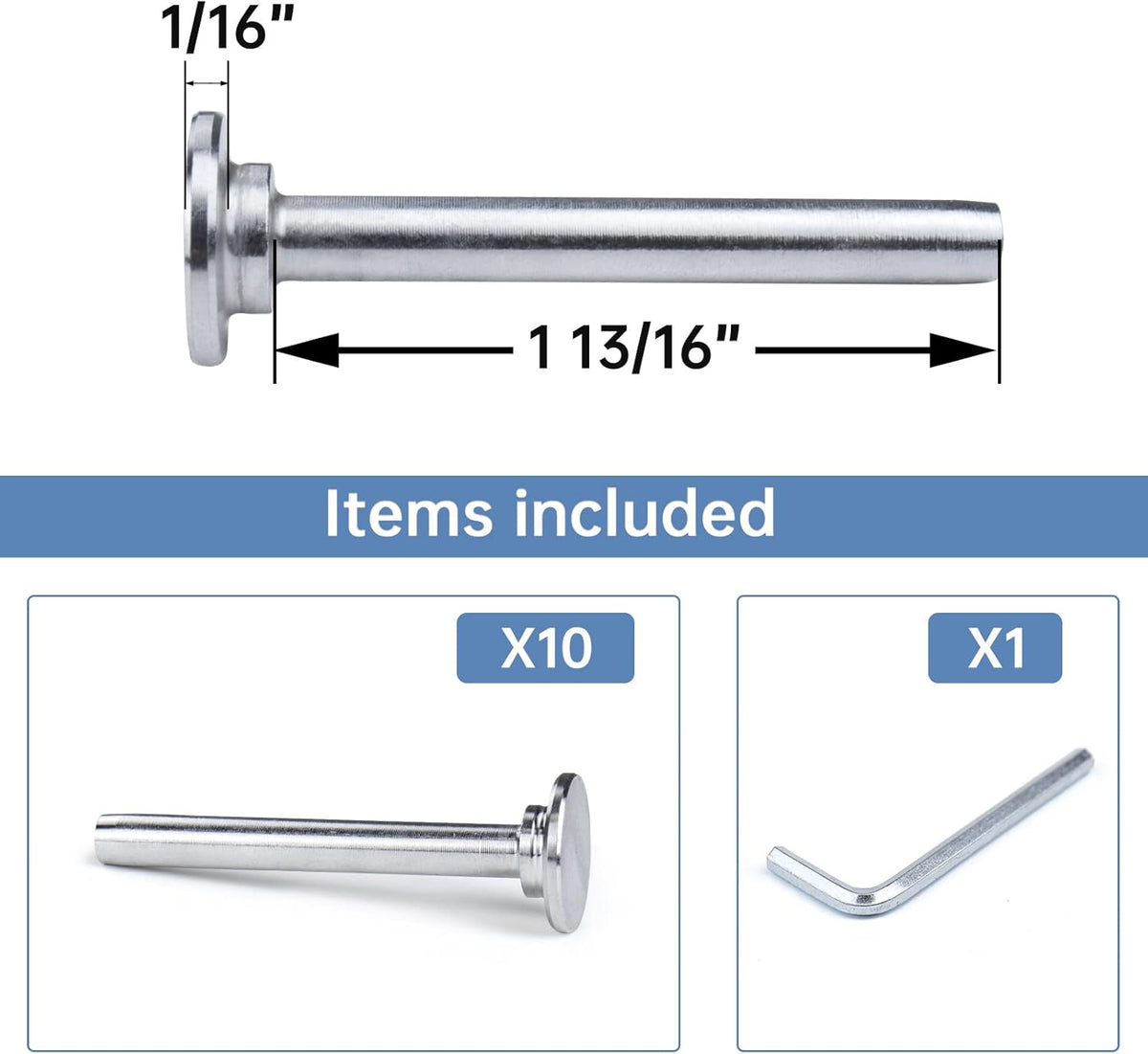 10Pack T316 Stainless Steel Cable Railing Kit T371