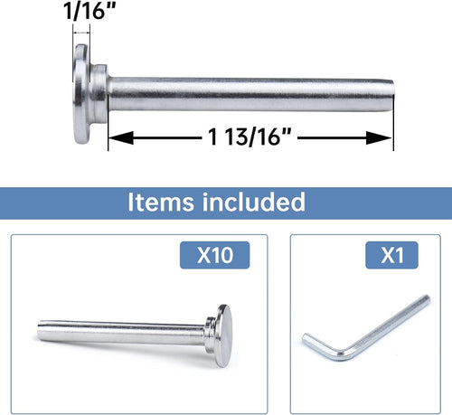 10Pack T316 Stainless Steel Cable Railing Kit T371