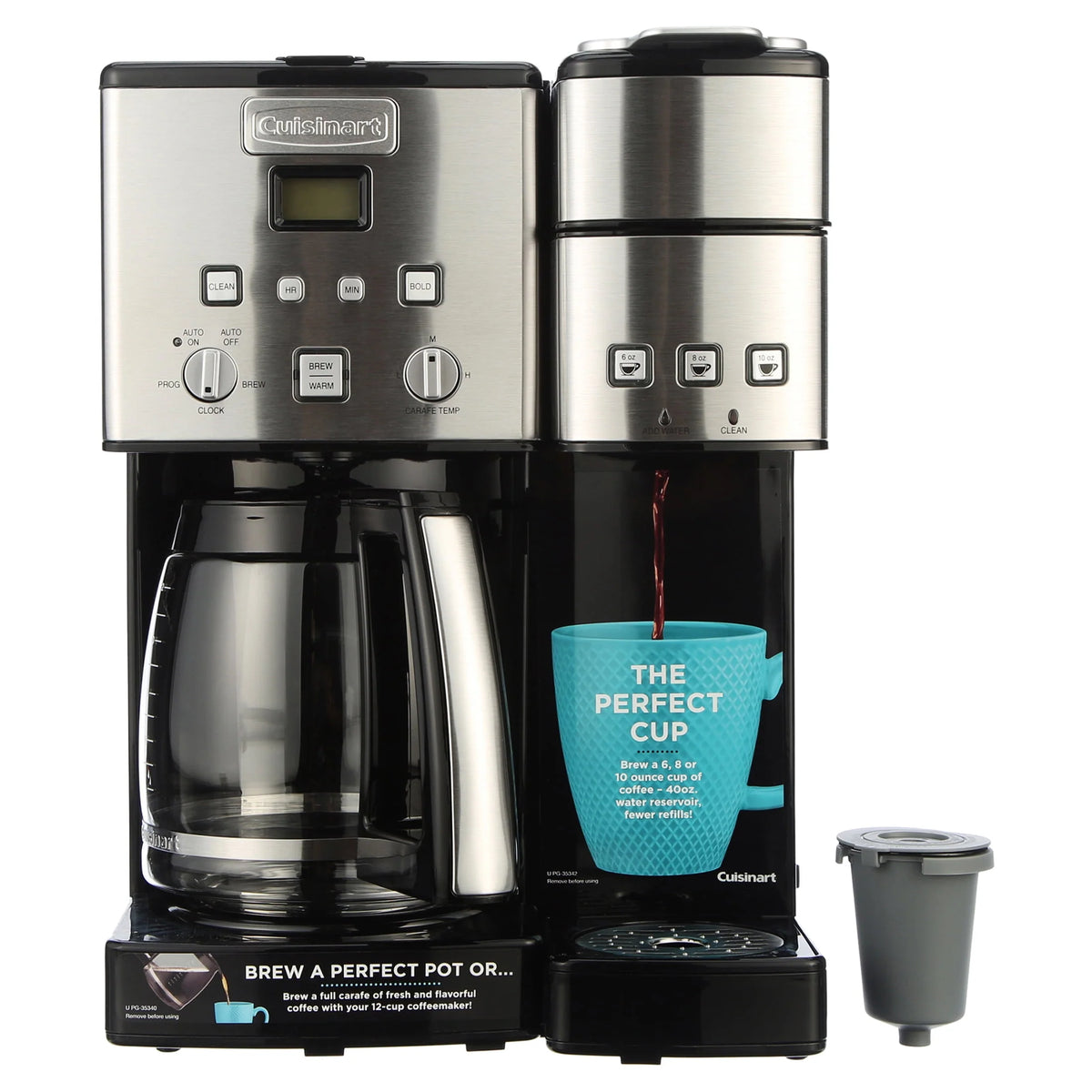 12 Cup Coffeemaker and Single-Serve Brewer S8106