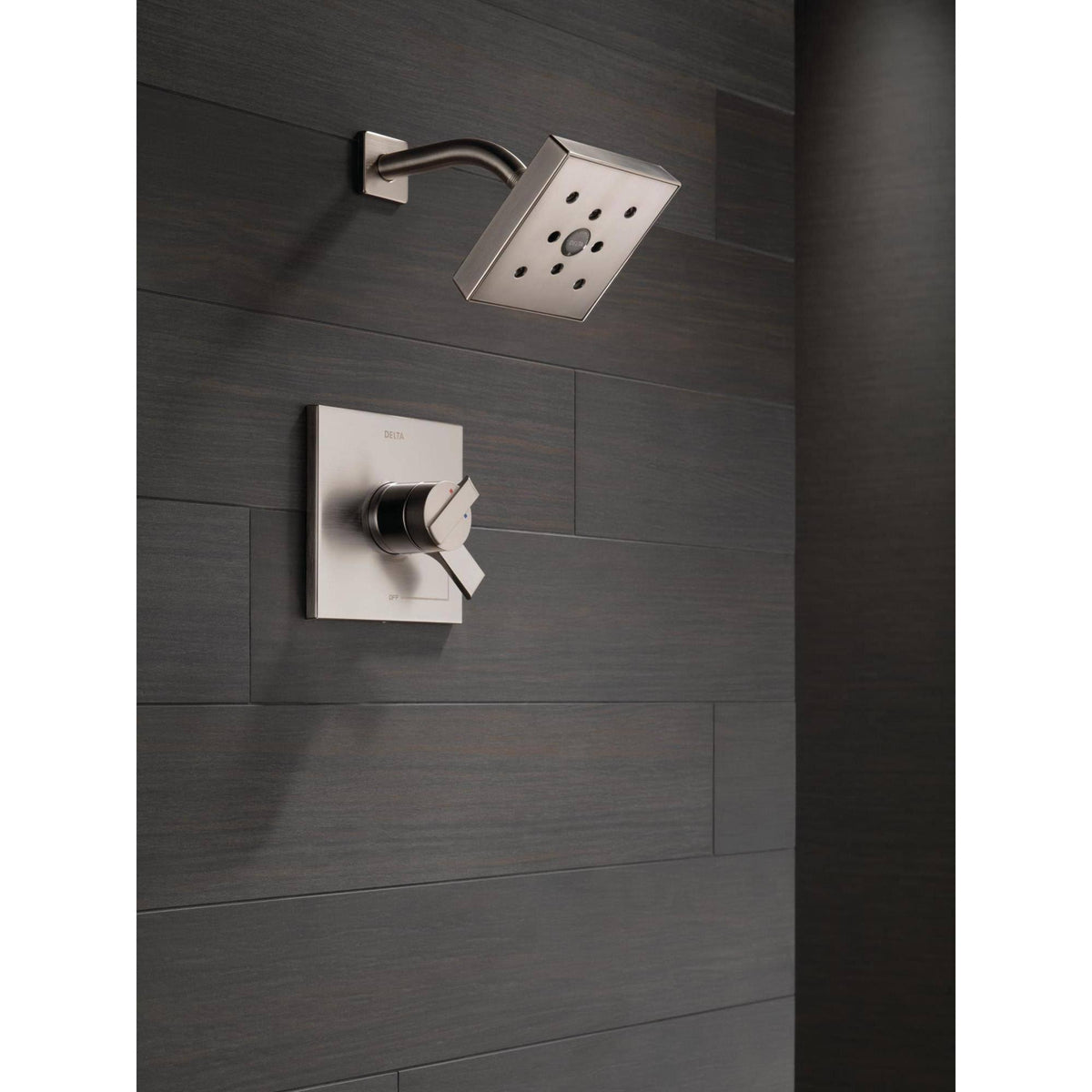 Stainless Single-Setting Raincan Shower Head L77010