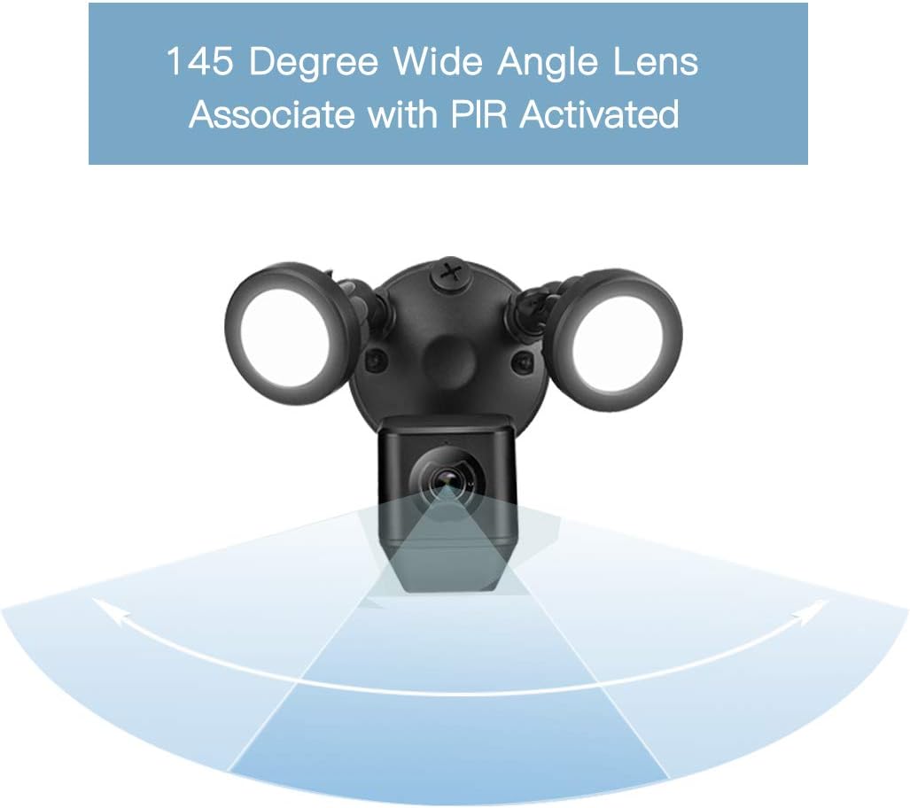 1080P Outdoor Security Light Cam with Two-Way Talk U97226