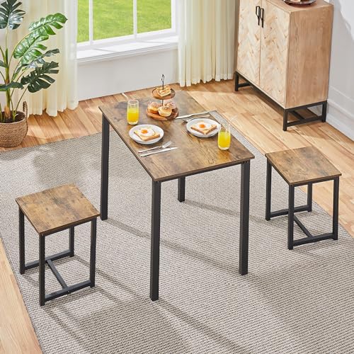 3 Piece Dining Table & Chair Set Gray C91792