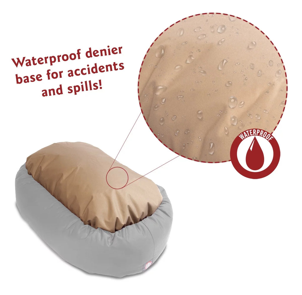 Faux Suede Washable Small Pet Bed V620