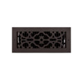 Black Powder Coated Cast Iron Wall Register A231105