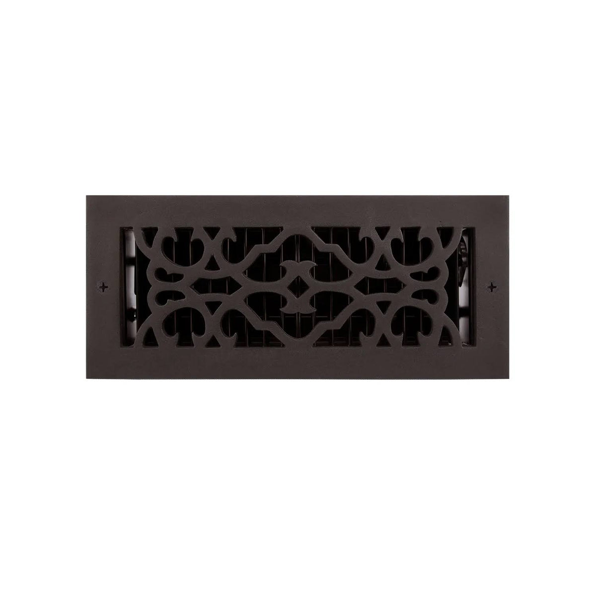 Black Powder Coated Cast Iron Wall Register A231105