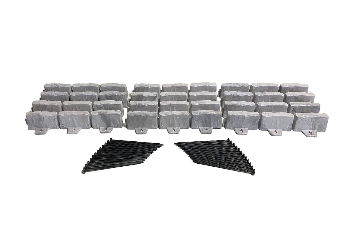 Grey Landscape Edging, 15-Foot V9022