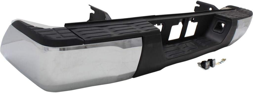 Chrome Steel Step Bumper for Toyota Tundra 2014-2019 V63611