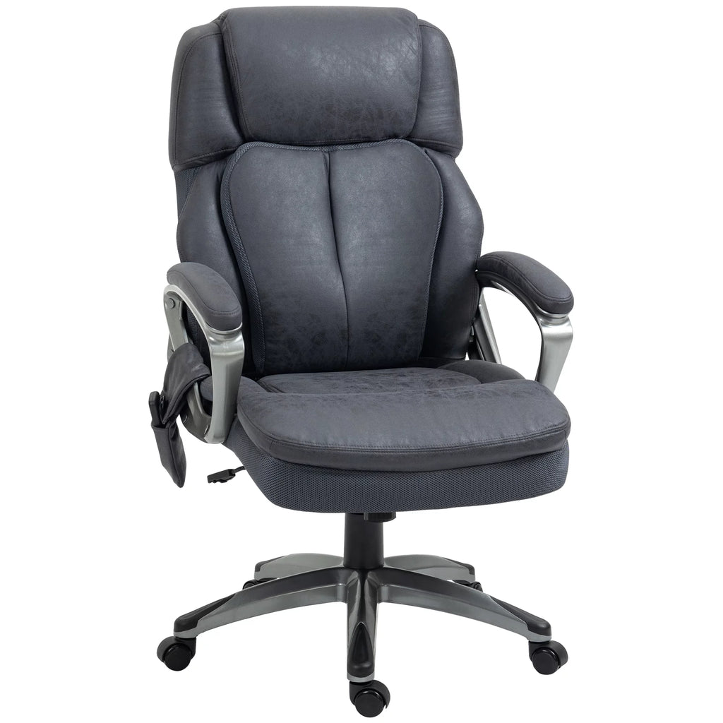 Gray Executive Office Chair with Vibration Massage Y431