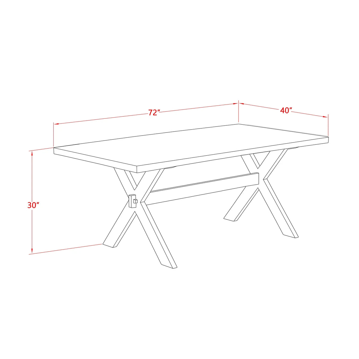 6-Pc Dining Table Set with Bench G65758