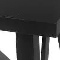 Black Farmhouse Wood Dining Table U4576