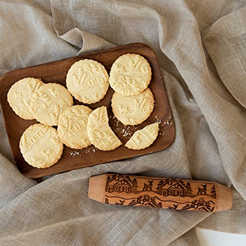 Embossed Rolling Pin V483