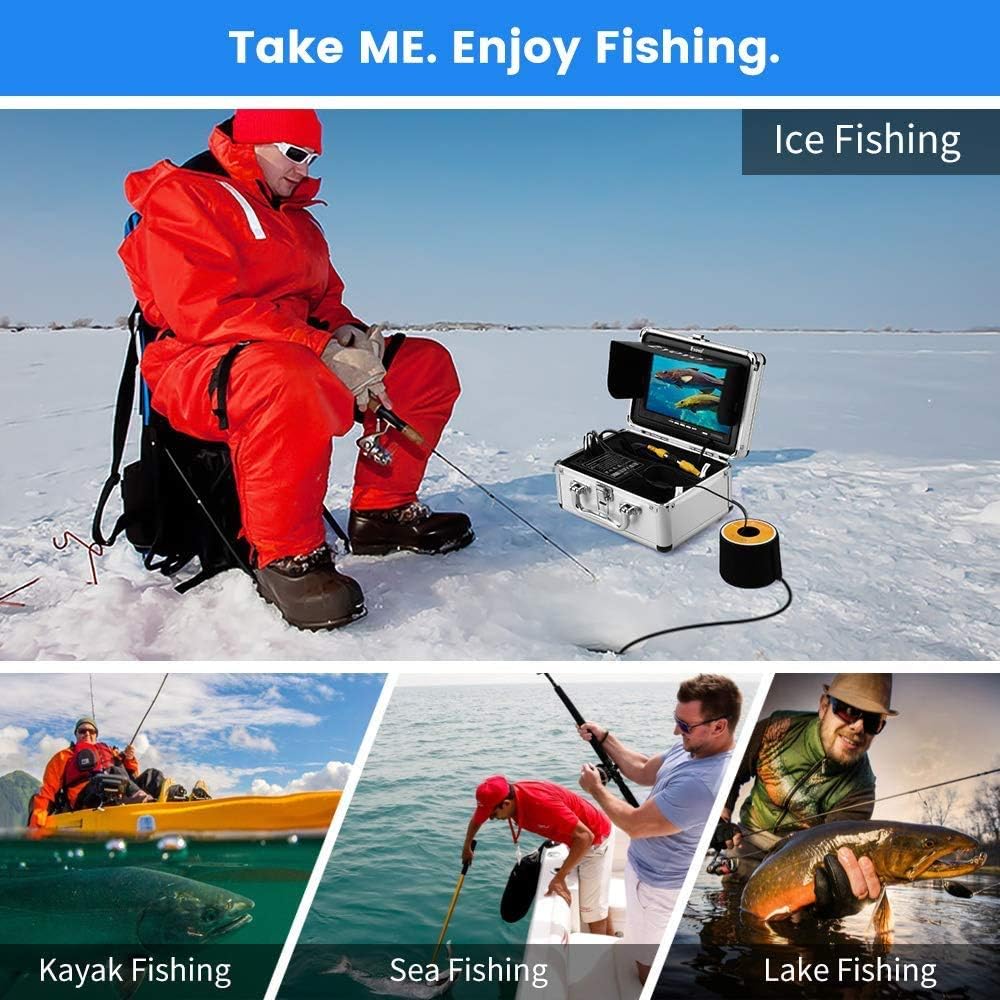 720P Underwater Fishing Camera with 7 inch Screen (15m) M1068