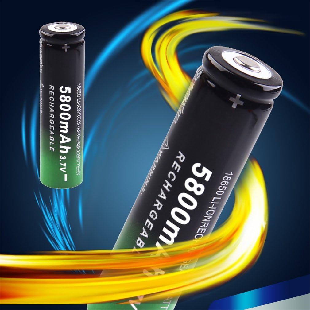 50 Pack 18650 Rechargeable 5800mAh 20A 3.7V Button Top Batteries K72458